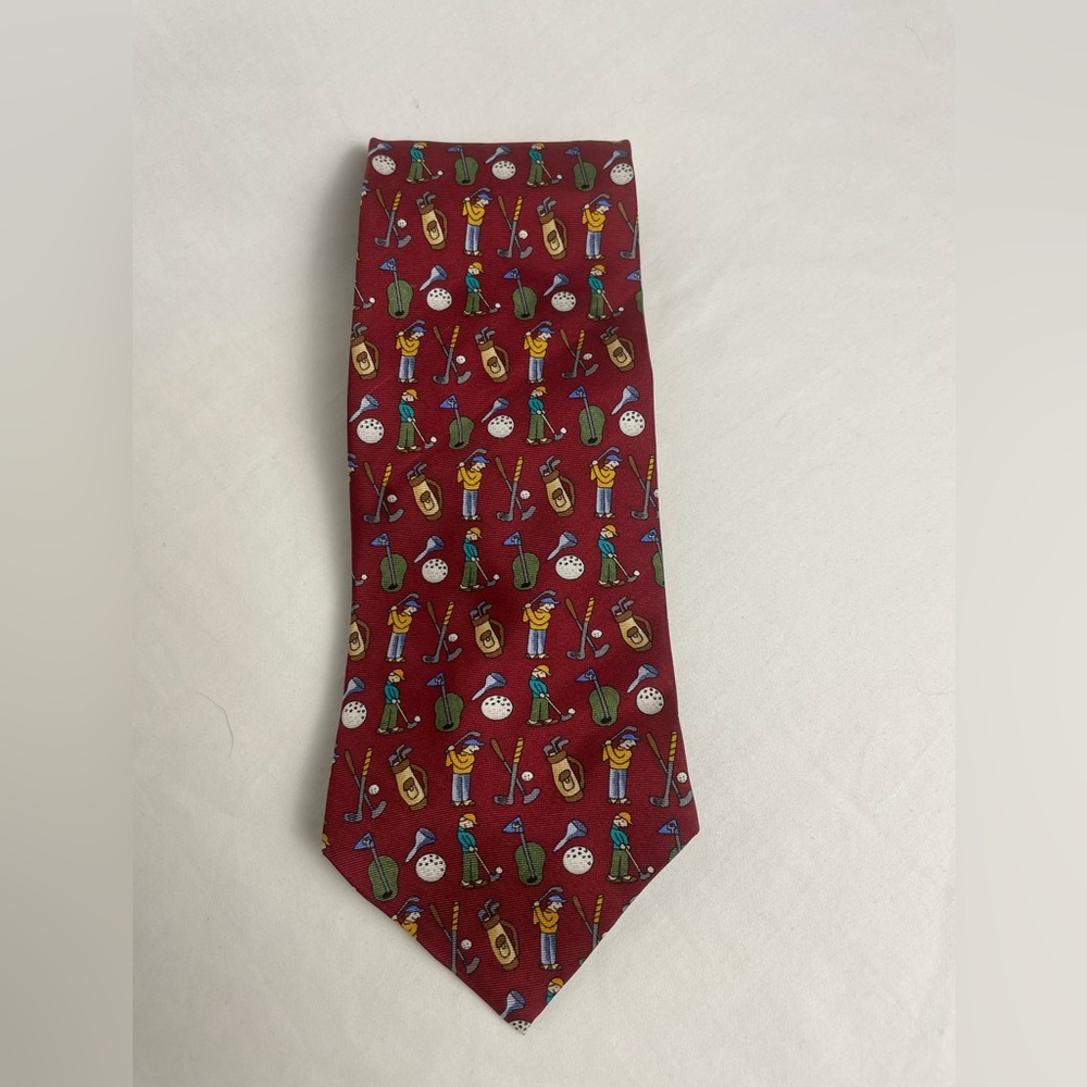 SAVE THE CHILDREN 100% SILK TIE 'MY GOLFING DAD' GOLF FATHERS DAY GIFT